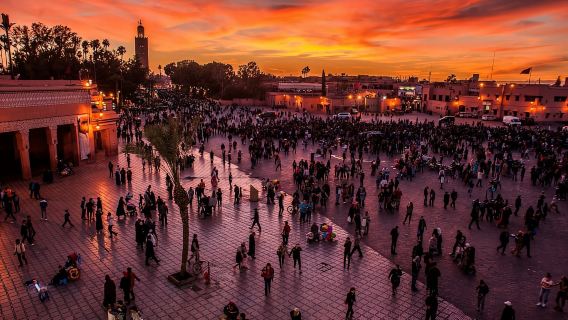 Marrakech: Recorrido gastronómico por Jemma El Fna con cena