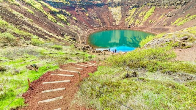 Lawatan Sehari Litar Emas Iceland [Perkhidmatan Pemandu Berbahasa Cina 10 Jam]