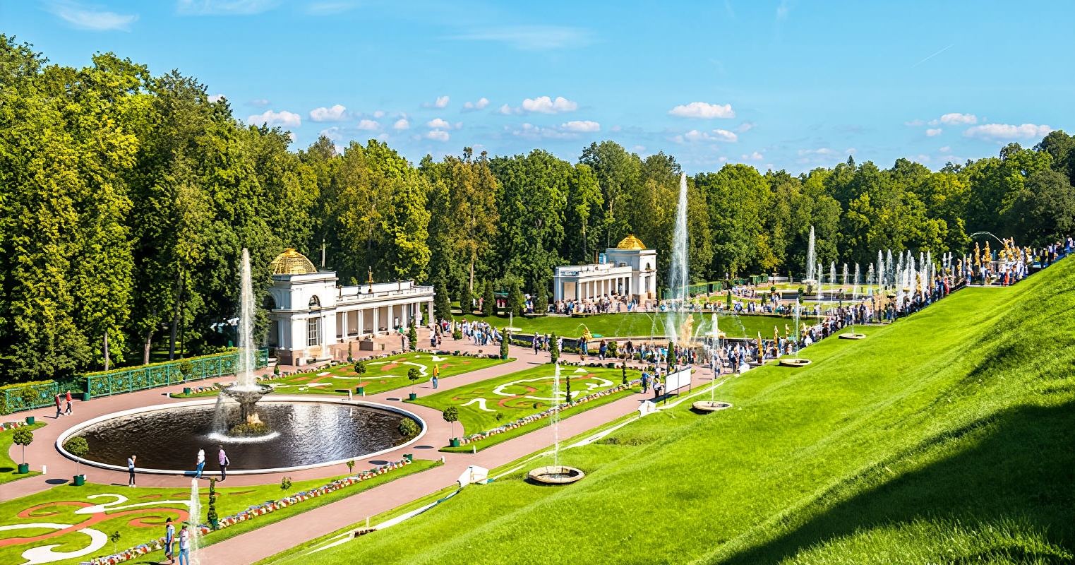 Catherine Palace + Peterhof Palace + Lake Ladoga day tour