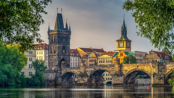 Self guided tour with interactive city game of Prague