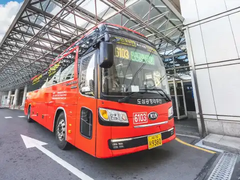 韓国仁川空港バスチケット】6103バス片道チケット○COEXソウル江南/E