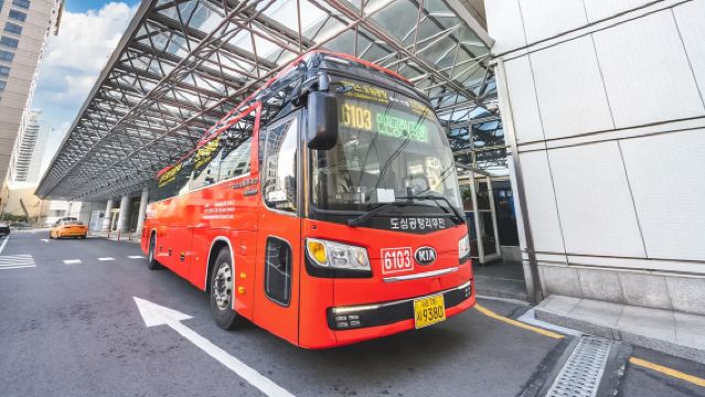 [Biglietto del bus per l'aeroporto di Incheon, Corea] Biglietto di sola andata per il bus 6103 ● COEX Seul Gangnam/biglietto elettronico/biglietto per bus di lusso