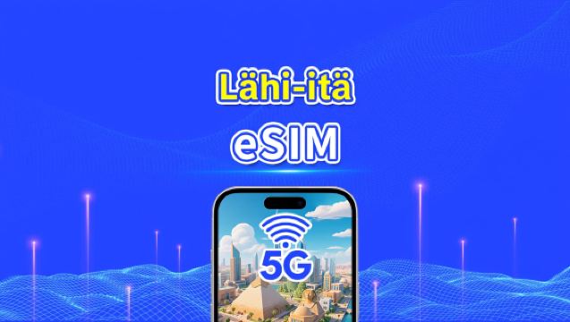 Usean Lähi-idän maan eSIM | 5G/4G | Nopea data | 24 tuntia | 1–30 päivää | QR-koodi