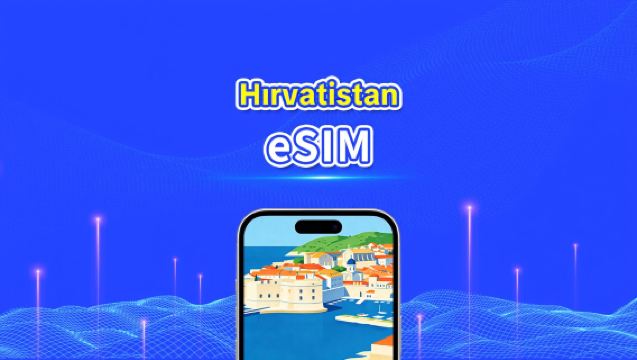 Hırvatistan eSIM | 5G/4G | Yüksek Hızlı İnternet | 24 Saat | 1-30 Gün Arası Seçenekler | QR Kodu