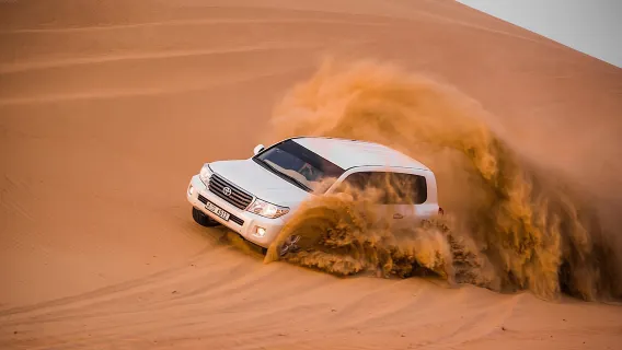 1-day Dubai red dune desert safari tour with sunset, dinner, show, and henna painting
