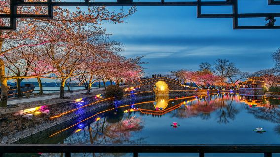 Tour privato di 1 giorno a Wuxi: Taihu Fairy Island, Yuantouzhu e Liyuan