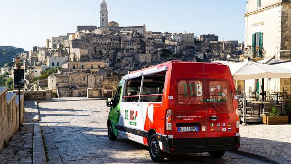 Matera Official Open Bus Tour with entrance to Casa Grotta