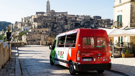Matera Official Open Bus Tour with entrance to Casa Grotta