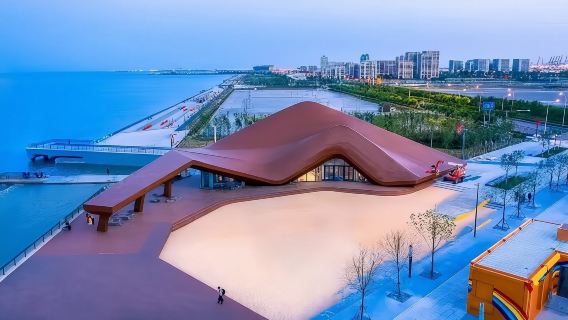 Tianjin Dongjiang Seaside Park + Binhai Library + Beitang Ancient Town 1-day Tour | Private Tour