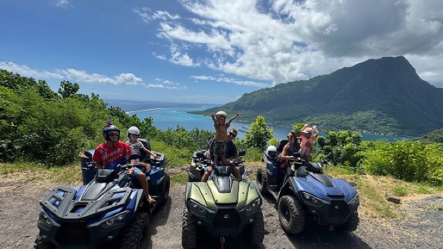 Moorea Solo or Twin 3 hours 30 ATV Tour