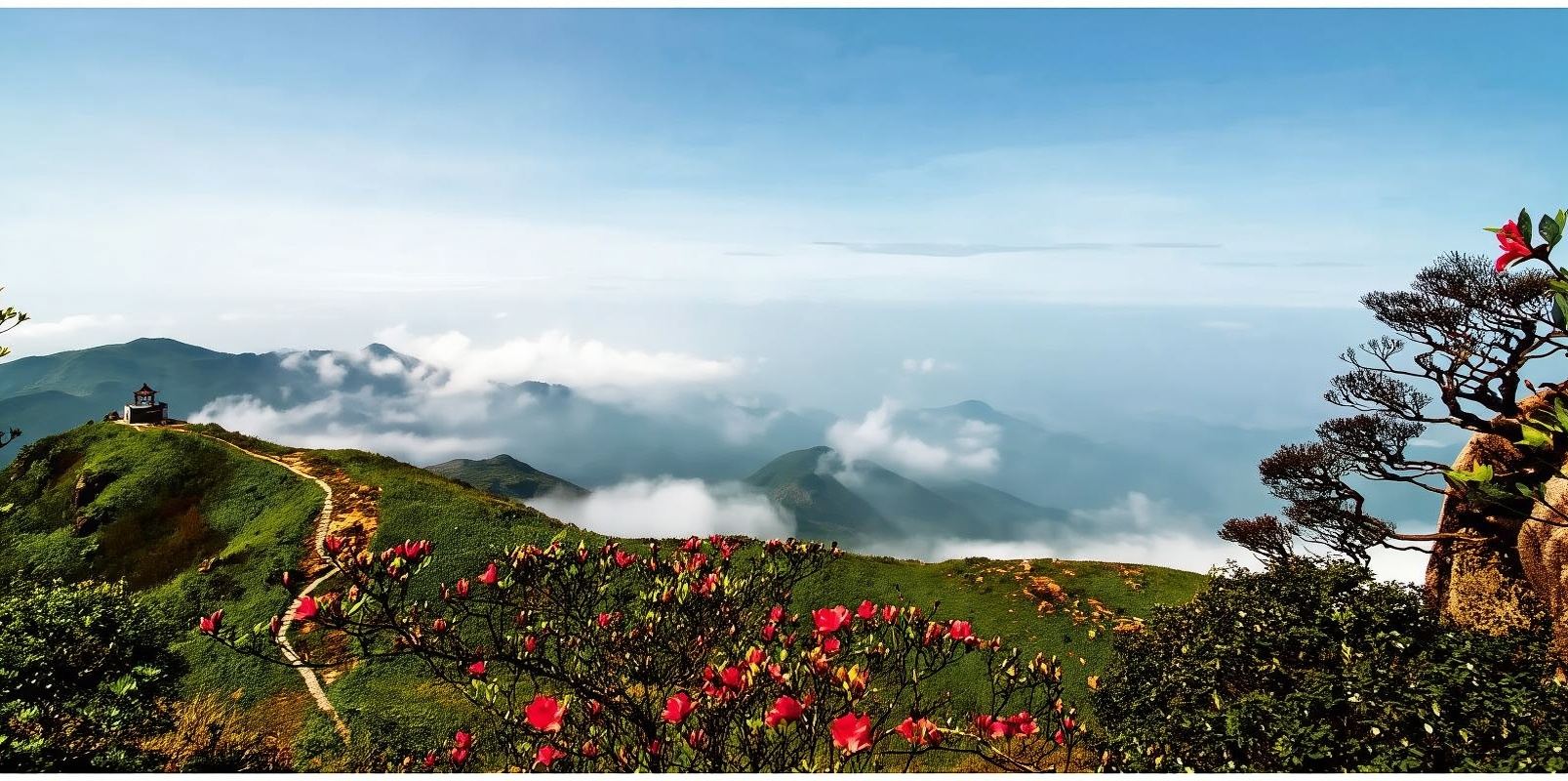廣西賀州+姑婆山+玉石林+酒店來回接送