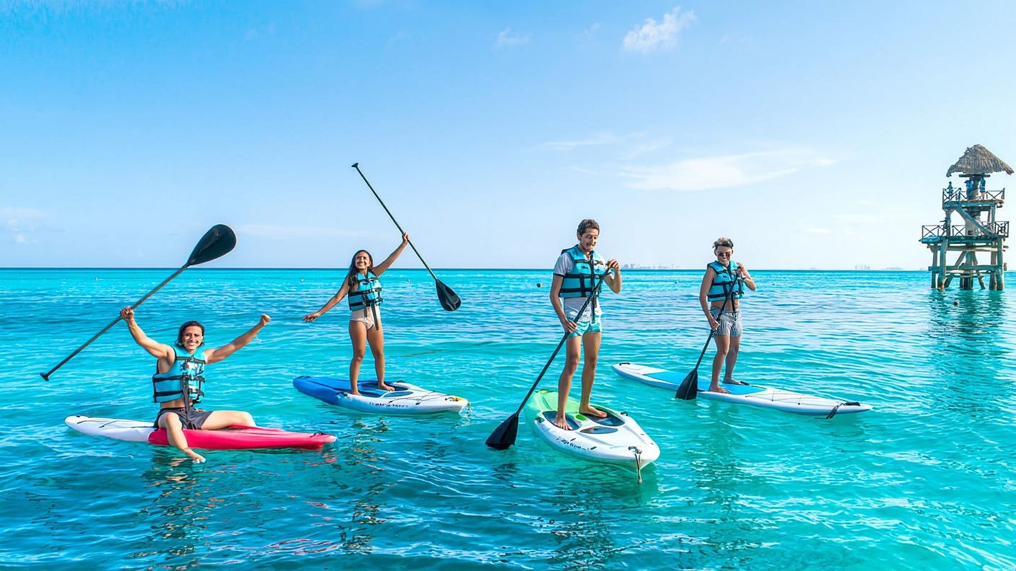 Cancún : Dolphin Connection et parc récifal Garrafon avec buffet