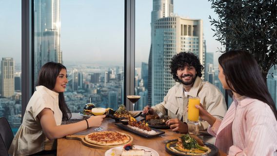 ดูไบ: ตั๋วเข้าชมหอสังเกตการณ์ Sky Views พร้อมบริการเสริมเพิ่มเติม