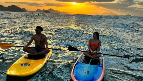 Río de Janeiro: Tour de stand up paddleboard al amanecer en Copacabana
