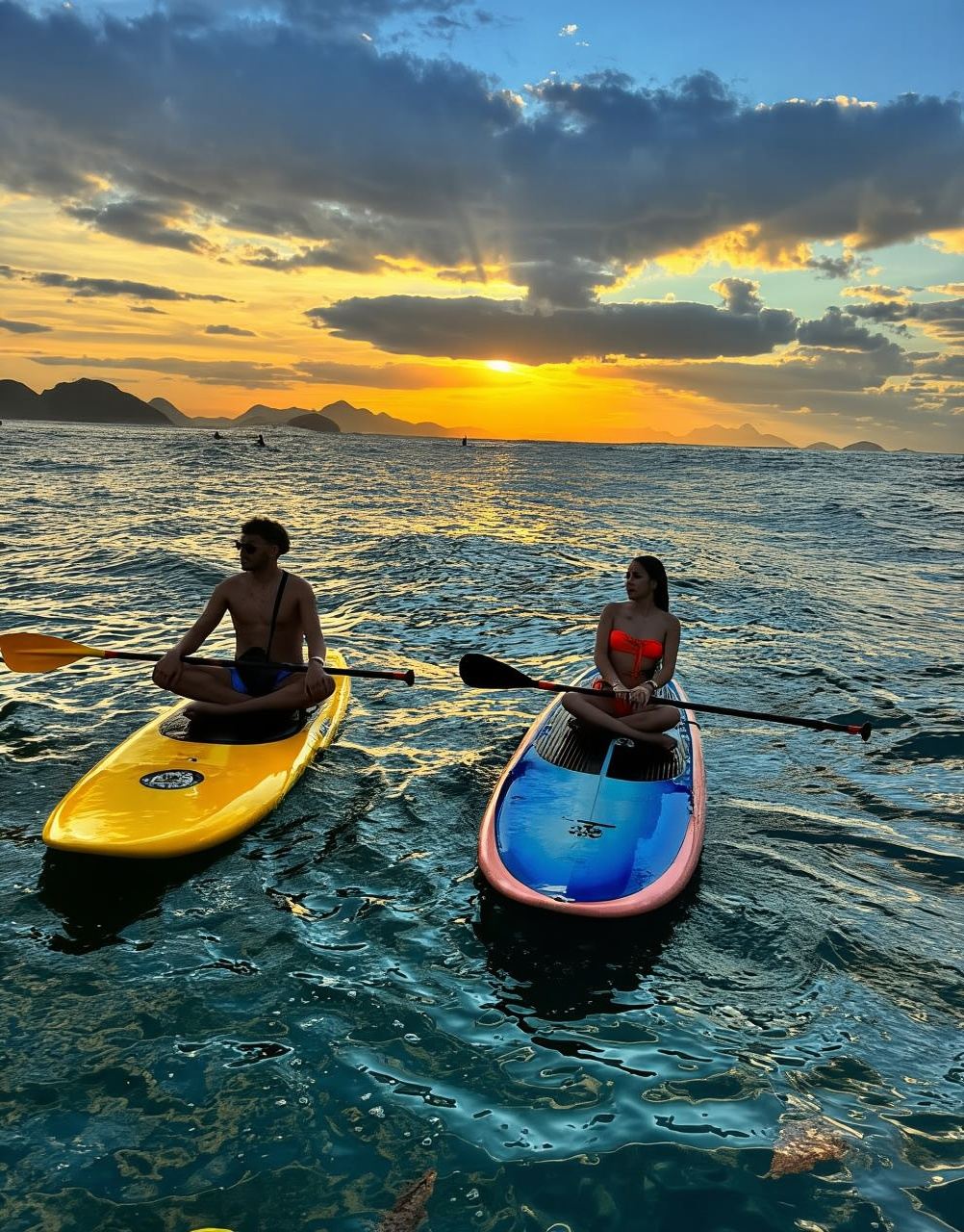 Río de Janeiro: Tour de stand up paddleboard al amanecer en Copacabana
