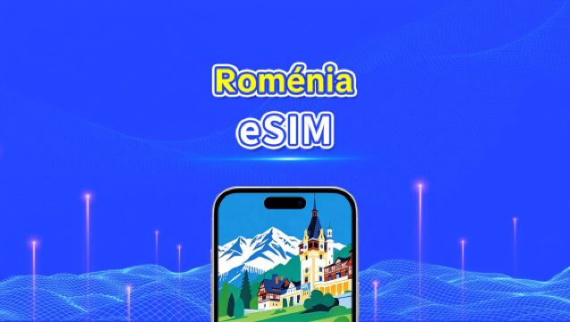 eSIM da Romênia | 5G/4G | Dados de alta velocidade | 24 horas | Dias opcionais de 1 a 30 dias | Código QR