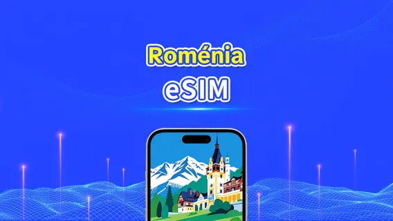 Romênia 5G eSIM  | 3 redes incluídas | Compatível com IA e TikTok | Pacote de dados diário/total | 1–30 dias | Cobrança de 24 horas | Código QR