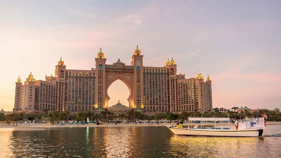 Atlantis The Palm: 120-Min Sightseeing Boat Tour by Abra Tours
