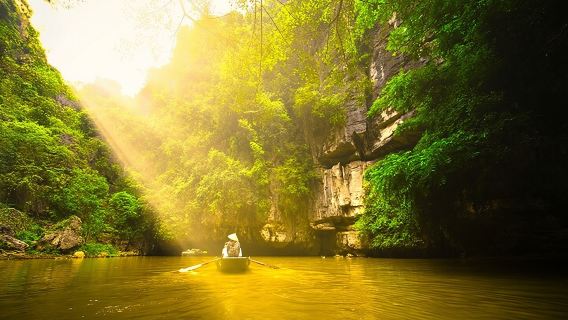Ninh Binh Tour Hoa Lu Tam Coc Full Day: Biking,Boating,Tickets,Lunch, Limousine