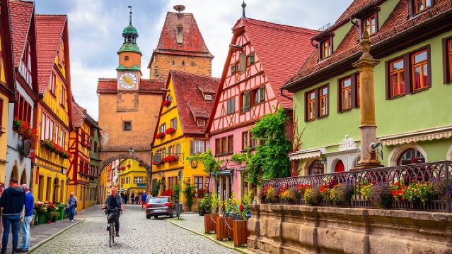 Excursion à la journée sur la Route Romantique, Rothenburg et Harburg au départ de Munich