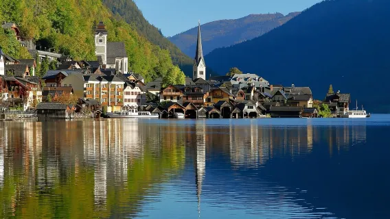 Tour privato di un giorno di Hallstatt, St. Gilgen e St. Wolfgang da Salisburgo, Austria
