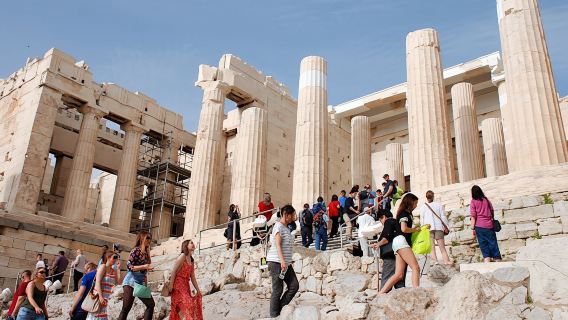 Acropolis of Athens early walking tour