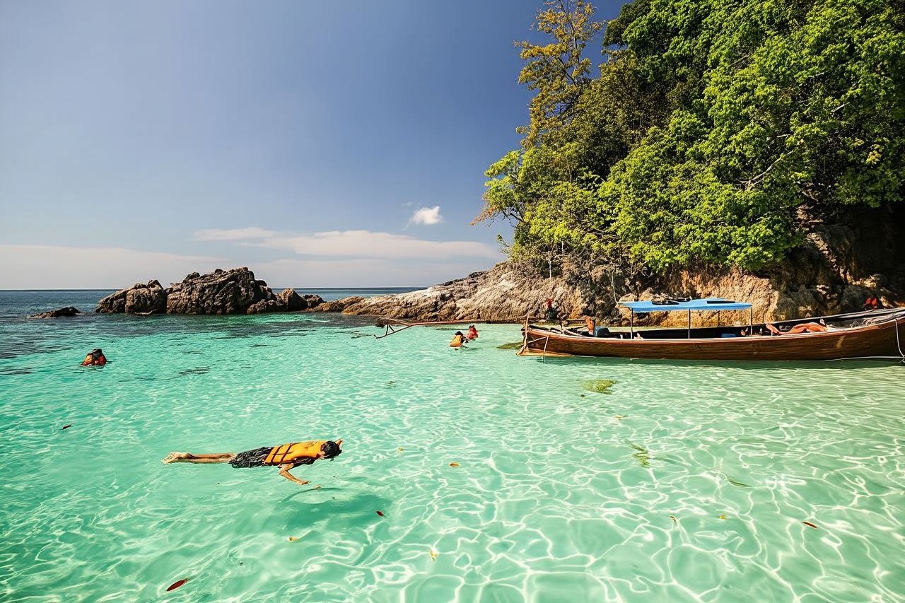Guided tour of the Koh Lipe backyard including 5 mysterious islands