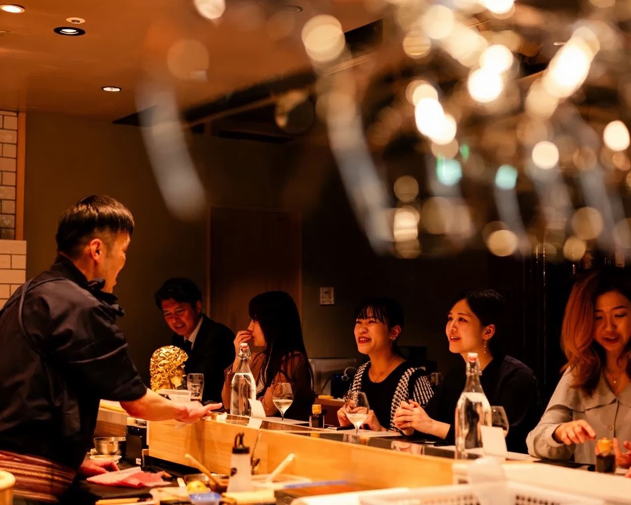 Sushi & Wine Omotesando | 19-Dish Degustation | Fusion Sushi & Wine Pairing