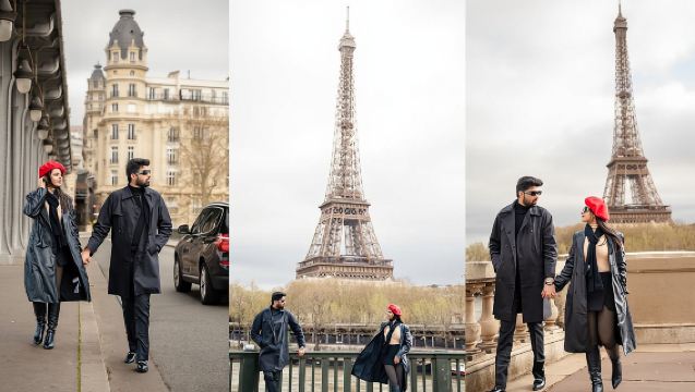 Photoshoot in Paris - Eiffel Tower