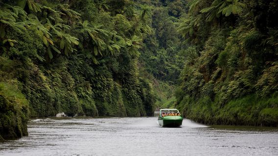 Taumarunui: Railcart and Jetboat Adventure with lunch