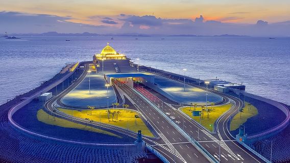 孫中山故居+圓明新園+海天沙灘+港珠澳大橋一日遊【金巴上橋】