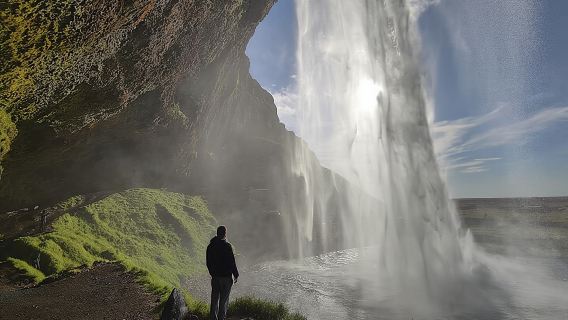 South Coast Waterfalls, Black Beach and Glacier Adventure Tour