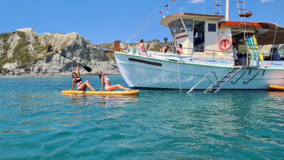 Crucero de ensueño. Excursiones diarias desde el puerto de Argostoli en un barco tradicional griego.