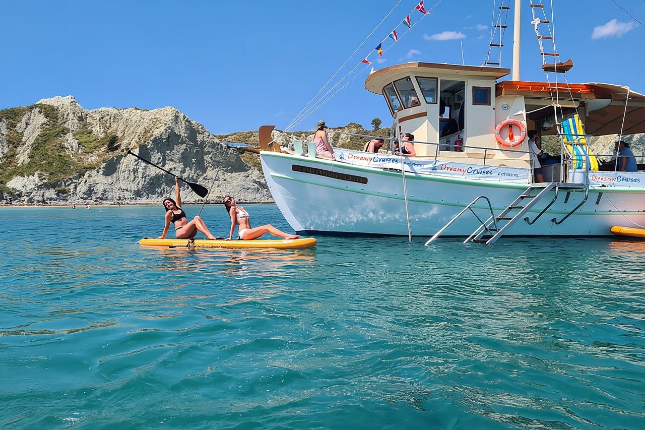 "꿈같은 크루즈" 전통 그리스 보트를 타고 아르고스톨리 항구에서 출발하는 일일 크루즈