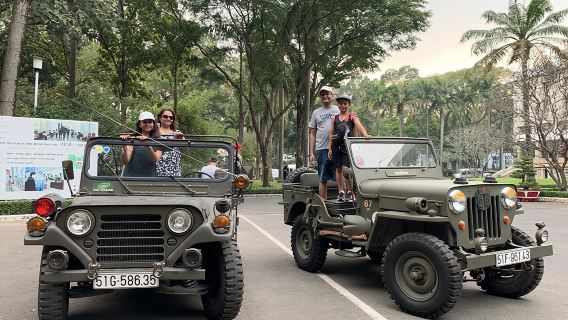 Jeep-Tour der US-Armee in Saigon und Ho-Chi-Minh-Stadt