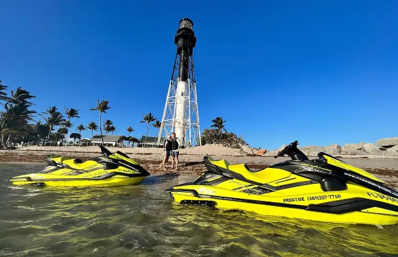 博卡拉頓豪華水上電單車之旅 - 可選浮潛/燈塔觀光
