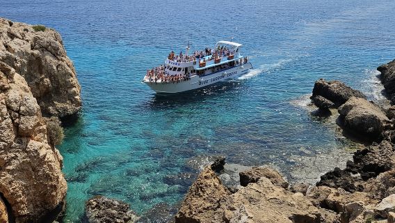 Ayia Napa : Lagon bleu et croisière d'observation des tortues avec déjeuner en option