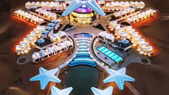 中衞沙坡頭星星酒店含房費+接機+早晚餐+景區門票+全日制活動