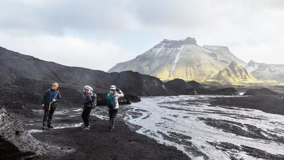 Myrdalsjokull dan Katla Ice Cave lawatan sehari dari Reykjavik, Iceland