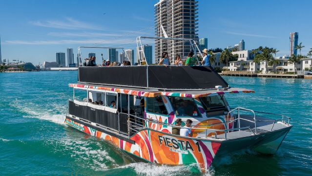 Bootstour durch Miami zu den Häusern der Prominenten