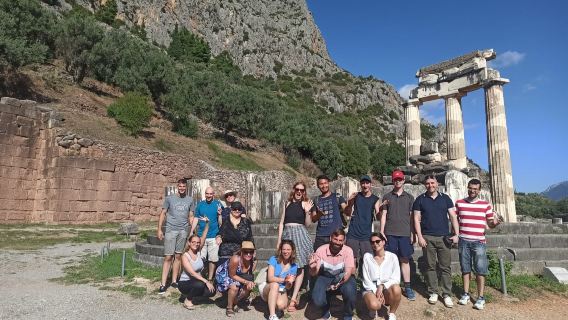 Delphi: VR Tour + Transport from Athens (Without Entry)