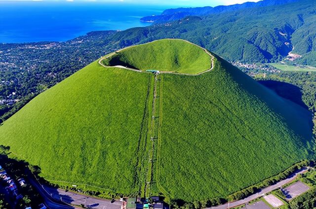 日本伊豆：大室山+仙人掌動物園+城崎海岸+伊豆觀海列車