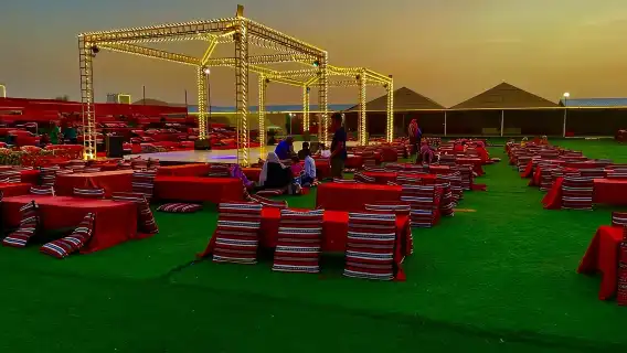 自行前往沙漠探險 (含獵鷹合照)