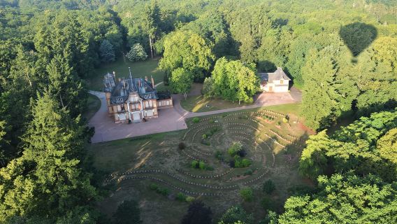 Penerbangan belon udara panas: Penerbangan melintasi Sologne dan istana