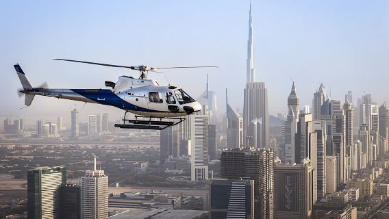 12-minute helicopter tour over Dubai
