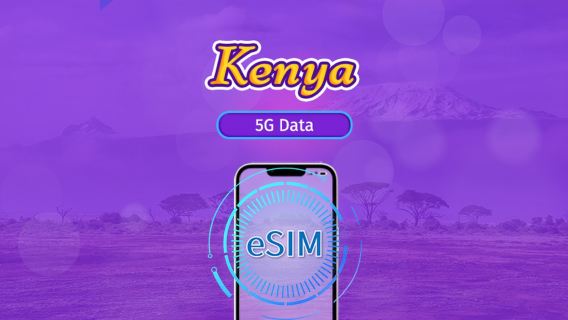 Kenya | 5G/4G eSIM | Total Package | 24H Billing | 30 days | QR code