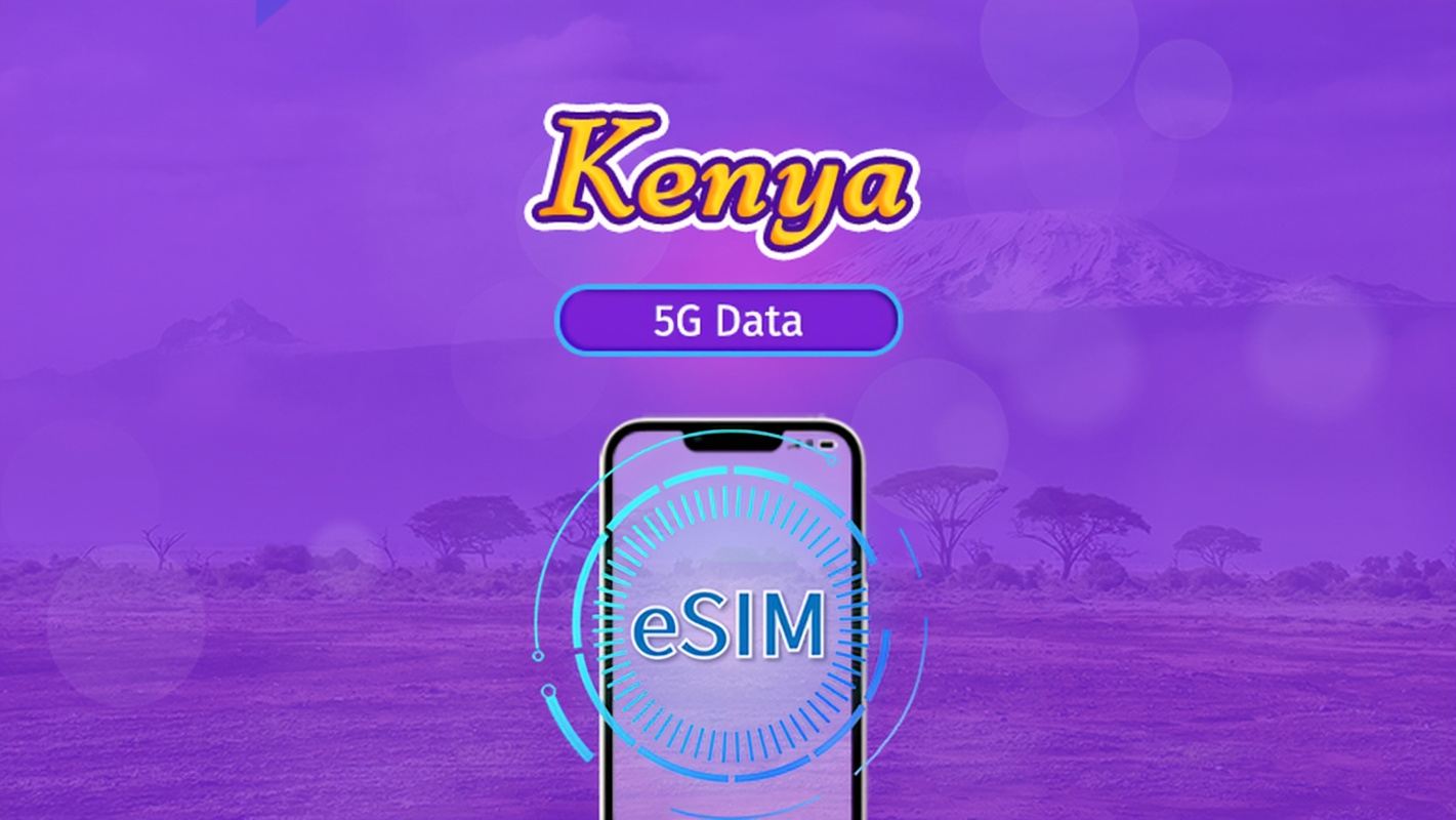 Kenya | 5G/4G eSIM | Total Package | 24H Billing | 30 days | QR code