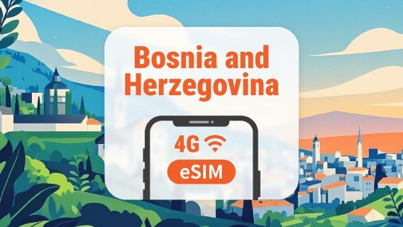 Bosnia and Herzegovina eSIM | Tam AI ve TikTok erişimi | 1–30 gün | QR kod