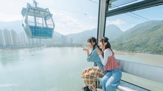 [Billete para el teleférico Ngong Ping 360 en Hong Kong] Billete electrónico ● Cabina de cristal/Cabina estándar/Cabina panorámica/Billete solo ida o ida y vuelta