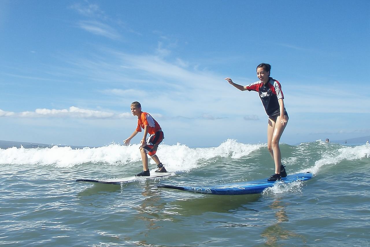 Group Surf Lesson: Two Hours of Beginners Instruction in Kihei